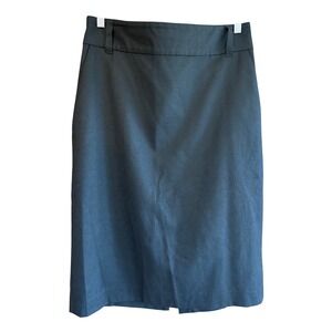 Banana Republic Black Pencil Skirt Stretch Career Work Size 12